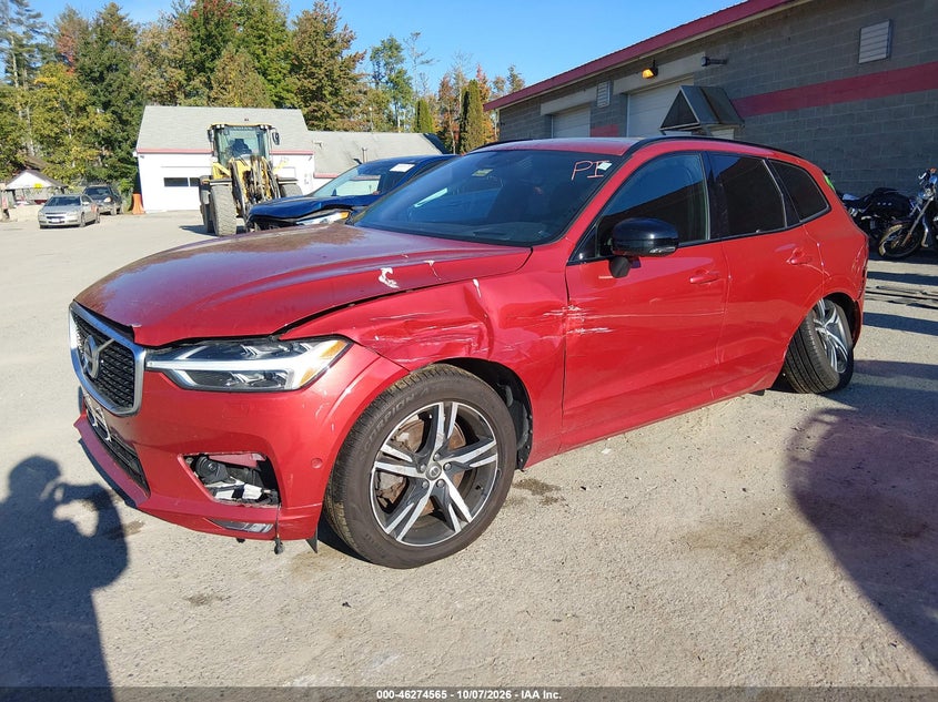 Vin: yv4a22rm6l1418624, lot: 46774682, volvo xc60 t6 r-design 20202