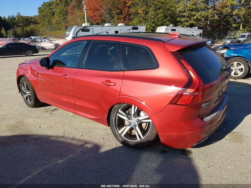 Vin: yv4a22rm6l1418624, lot: 46774682, volvo xc60 t6 r-design 20203