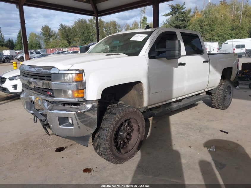 Vin: 1gc1kwe83ff624171, lot: 46774696, chevrolet silverado 2500hd ltz 20152