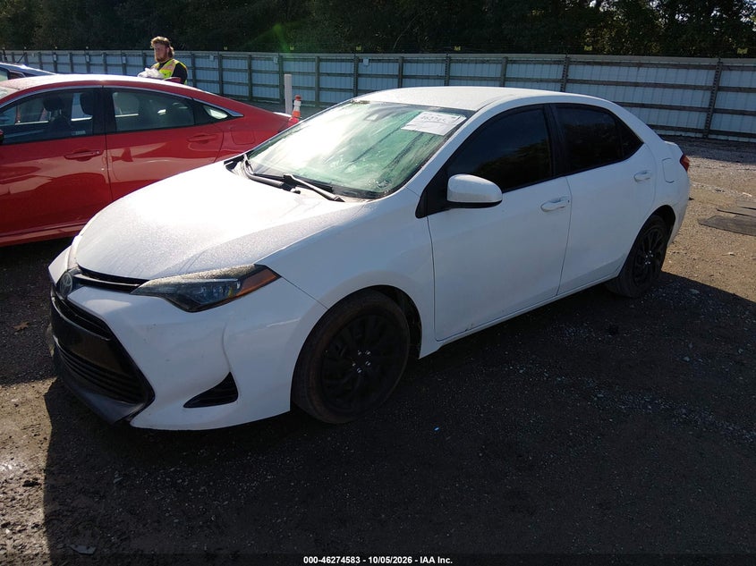 Vin: 2t1burhe0jc087102, lot: 46774700, toyota corolla le 20182