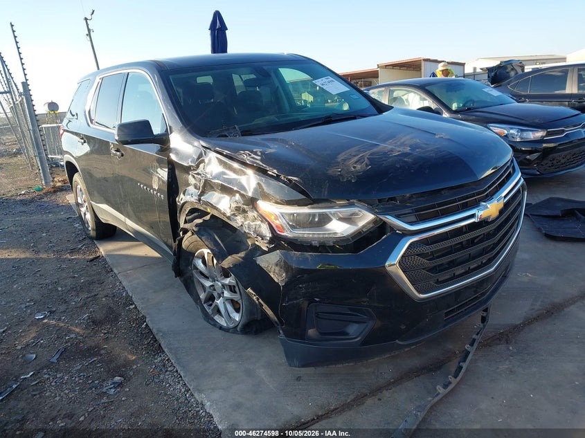 Vin: 1gnerfkw4lj156502, lot: 46774715, chevrolet traverse fwd ls 20201