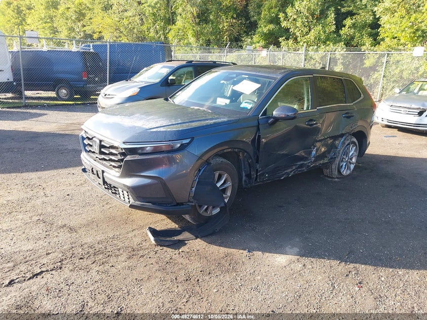 2025 Honda Cr-V Ex Awd, Left Side, IAAI, VIN 2HKRS4H42SH459942 — photo 2