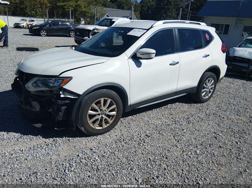 Vin: knmat2mt5hp544489, lot: 46774730, nissan rogue sv 20172
