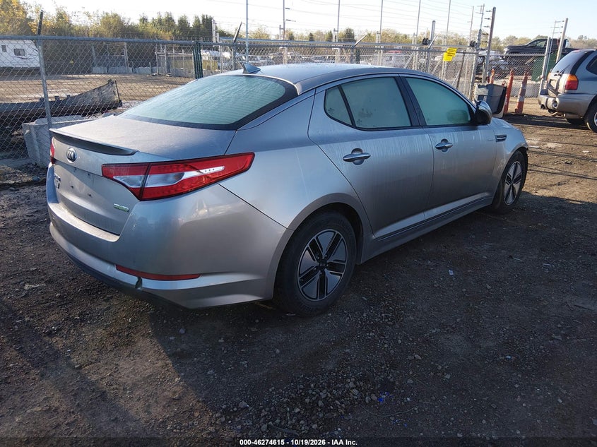 Vin: knagm4ad3d5061747, lot: 46774732, kia optima hybrid lx 20134