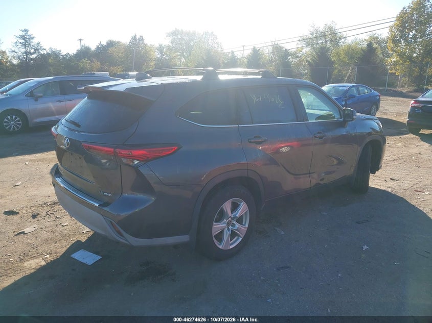 Vin: 5tdbzrbh8ls056159, lot: 46774743, toyota highlander le 20204