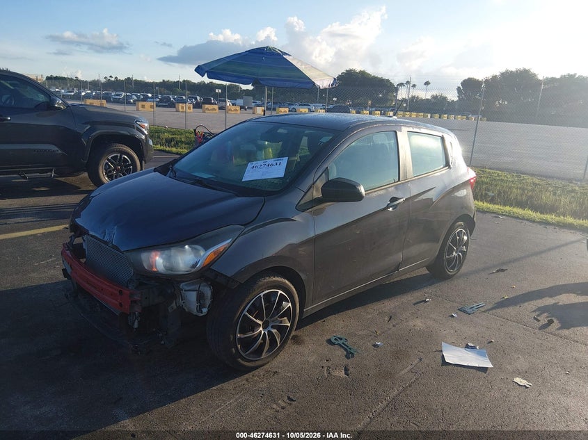 Vin: kl8cb6sa6gc565564, lot: 46774748, chevrolet spark ls cvt 20162