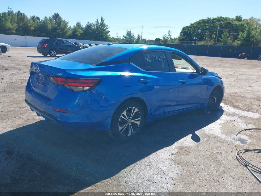 Vin: 3n1ab8cv7py247023, lot: 46774749, nissan sentra sv xtronic cvt 20234