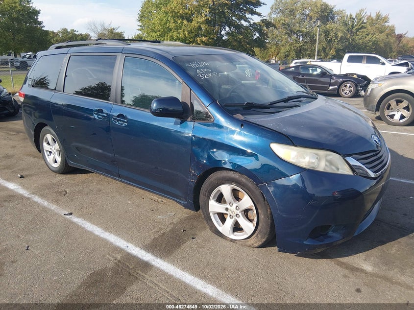 Vin: 5tdkk3dc0bs132443, lot: 46774766, toyota sienna le v6 2011 img_1