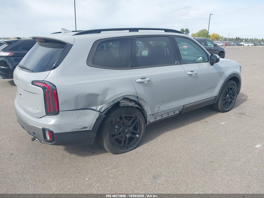 Vin: 5xyp5dgc8pg373573, lot: 46774777, kia telluride sx prestige x-line 20234