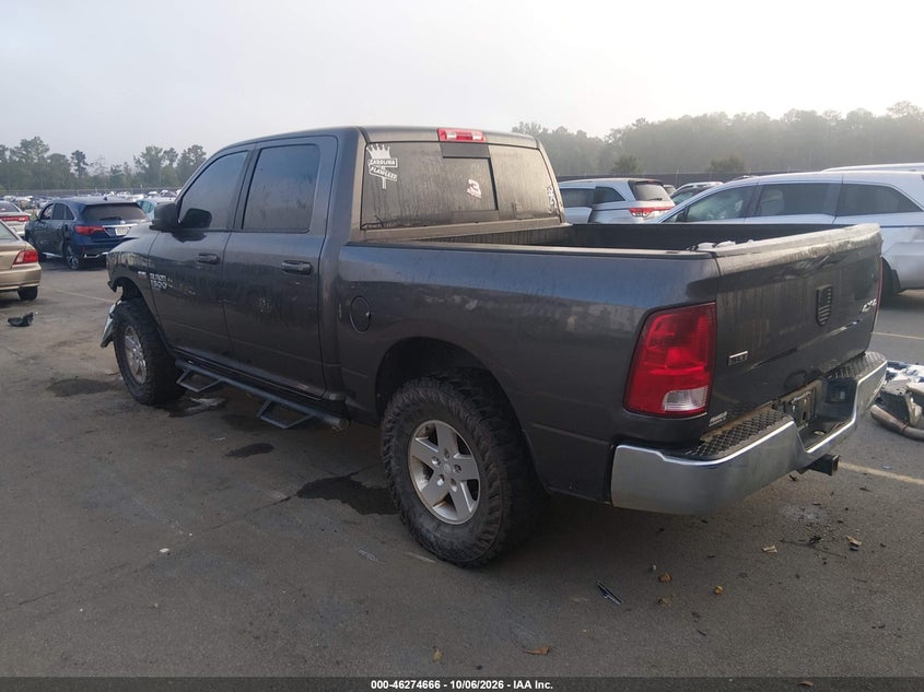Vin: 3c6rr7lt1kg686843, lot: 46774783, ram 1500 classic slt  4x4 5'7 box 20193