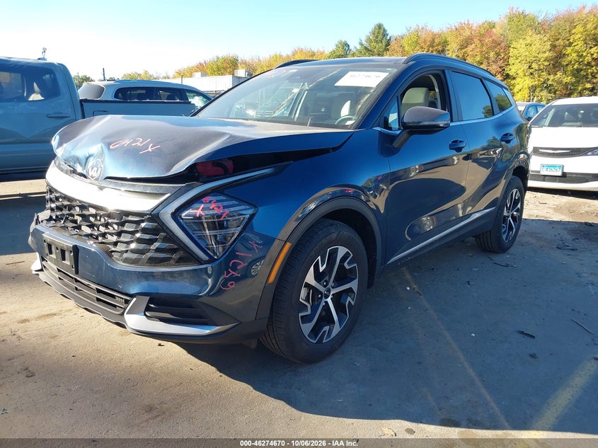 Vin: kndpvcdg4r7128240, lot: 46774787, kia sportage hybrid ex 20242