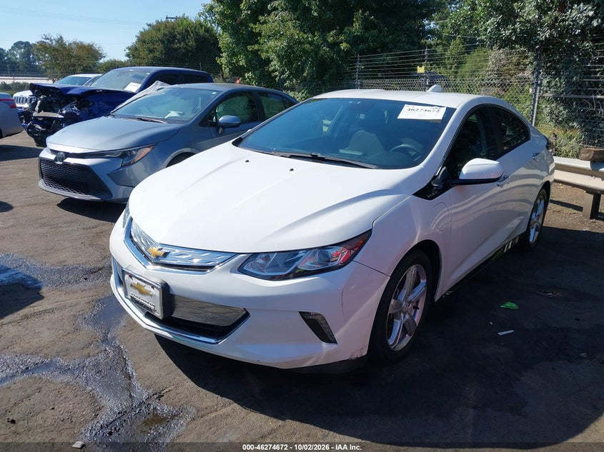 Vin: 1g1rc6s51ju124291, lot: 46774789, chevrolet volt lt 20182