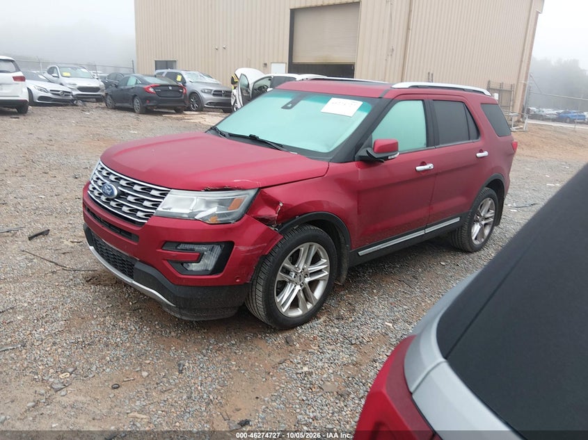 Vin: 1fm5k8f82gga18377, lot: 46774844, ford explorer limited 20162