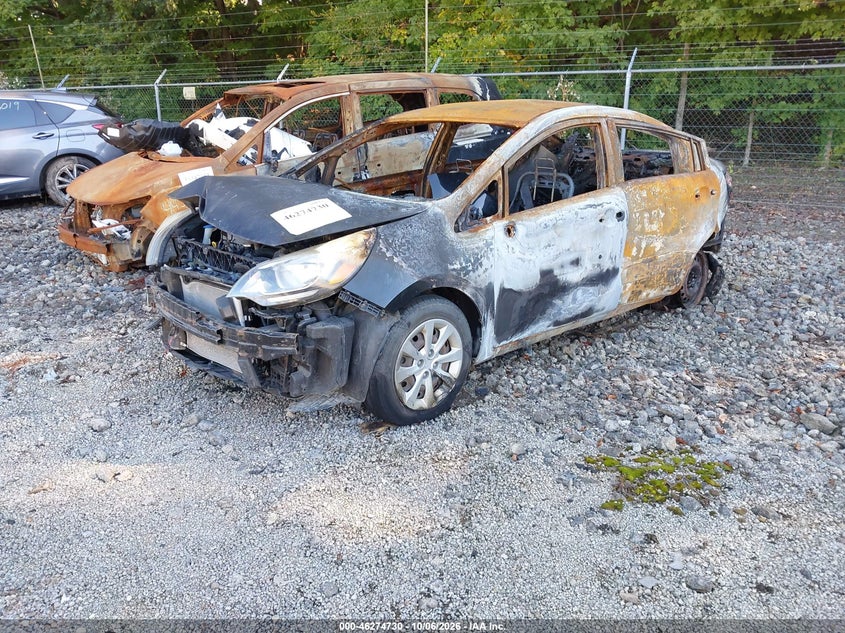 Vin: knadm4a30d6273445, lot: 46774847, kia rio lx 20132
