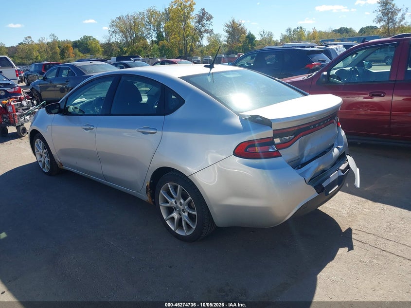 Vin: 1c3cdfba7dd186035, lot: 46774853, dodge dart sxt 20133