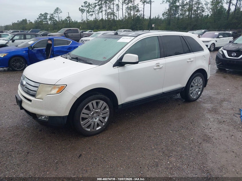 Vin: 2fmdk3kc9abb27507, lot: 46774855, ford edge limited 20102