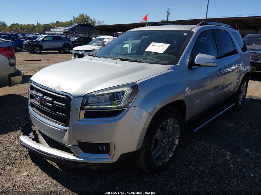 2017 GMC Acadia Limited, Удар ззаду, IAAI, VIN 1GKKVSKD8HJ160062 — фото 2