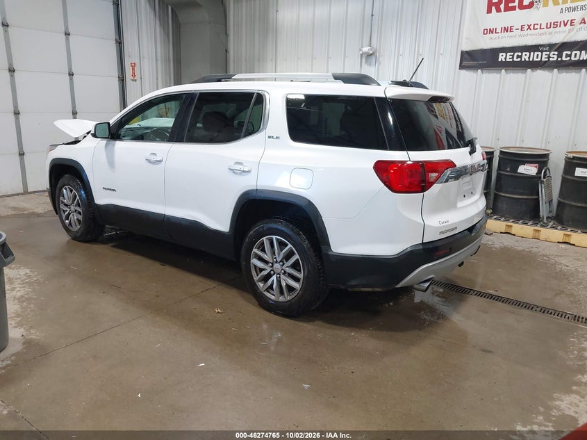 Vin: 1gkknsls0hz145926, lot: 46774882, gmc acadia sle-2 20173