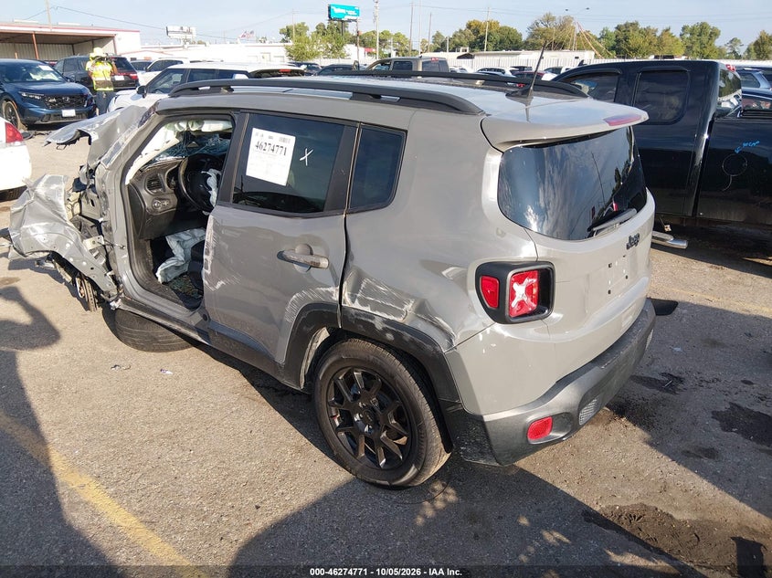 Vin: zacnjabb2lpk98988, lot: 46774888, jeep renegade altitude fwd 20203