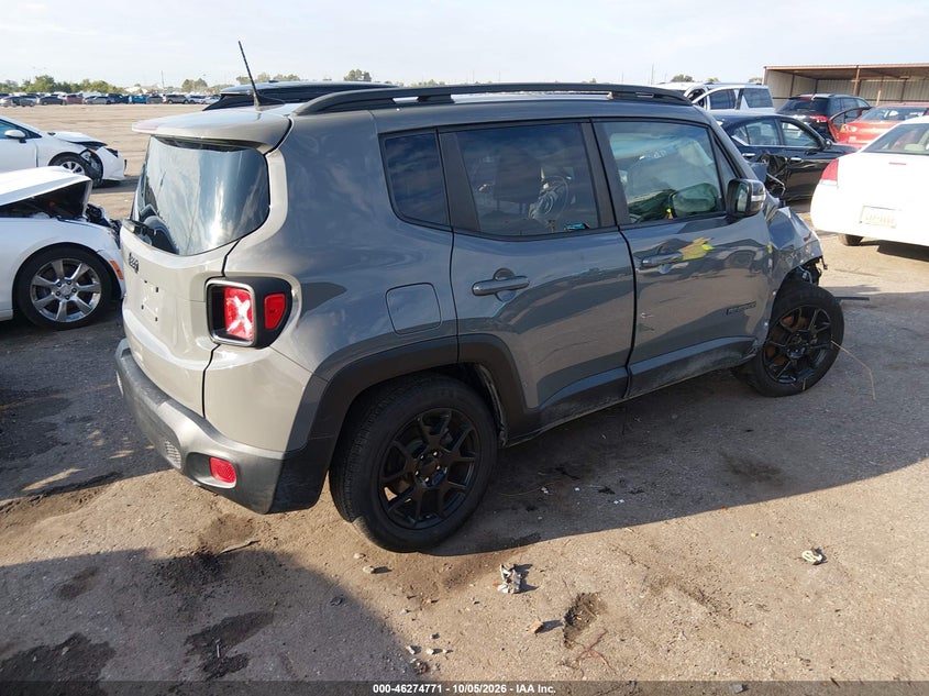 Vin: zacnjabb2lpk98988, lot: 46774888, jeep renegade altitude fwd 20204