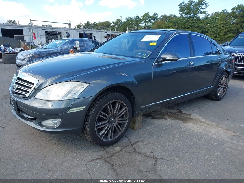 2007 Mercedes-Benz S 550, Left & Right Side, IAAI, VIN WDDNG71X07A031863 — photo 2