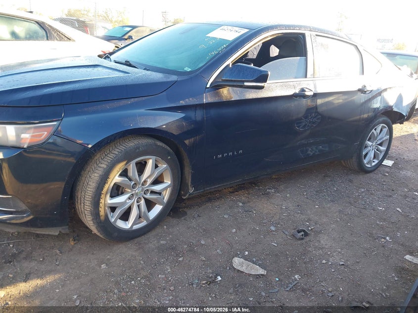 2017 Chevrolet Impala 1Lt, Удар сзади, IAAI, VIN 1G1105SA7HU146478 — фото 2