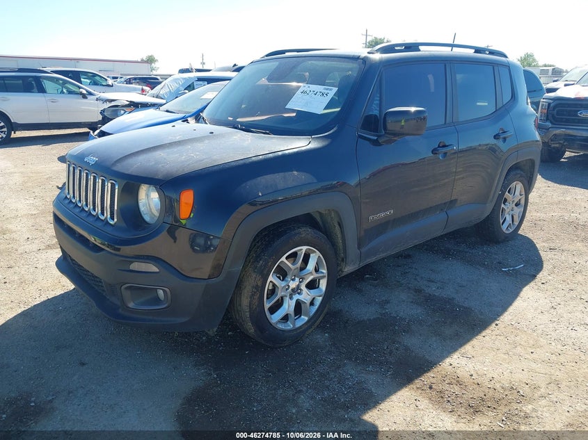Vin: zaccjabb2jpj40655, lot: 46774902, jeep renegade latitude fwd 20182