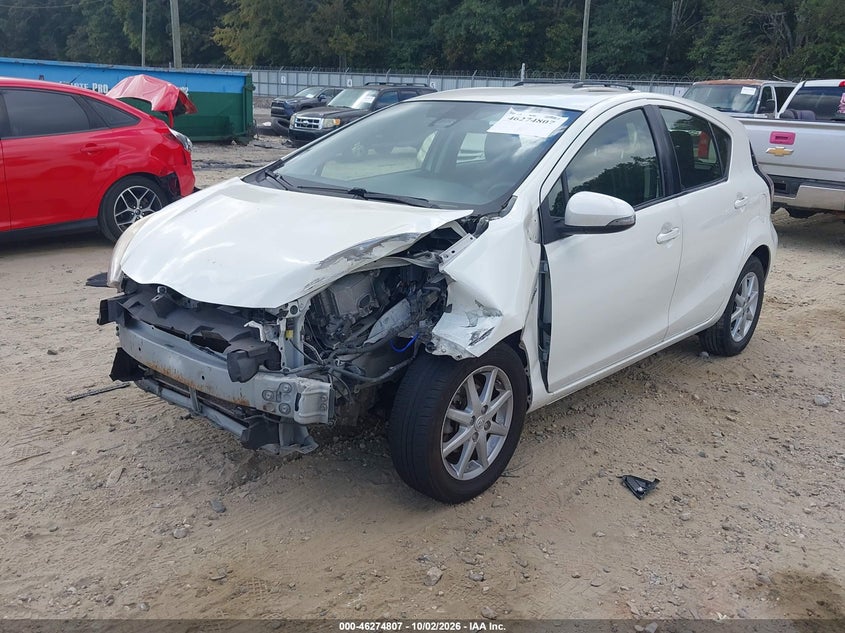 Vin: jtdkdtb36g1118368, lot: 46774924, toyota prius c three 20162