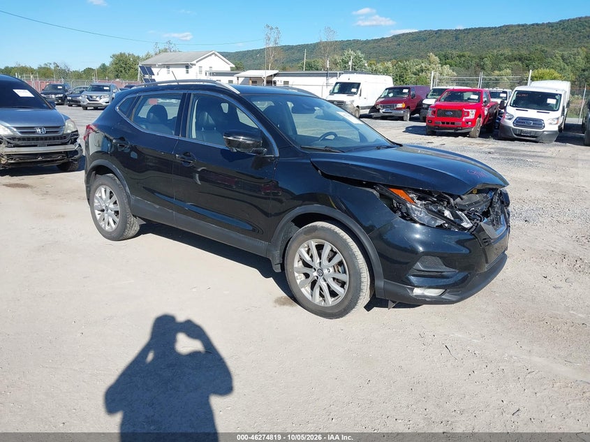 Vin: jn1bj1bw8mw670026, lot: 46774936, nissan rogue sport sv awd xtronic cvt 20211