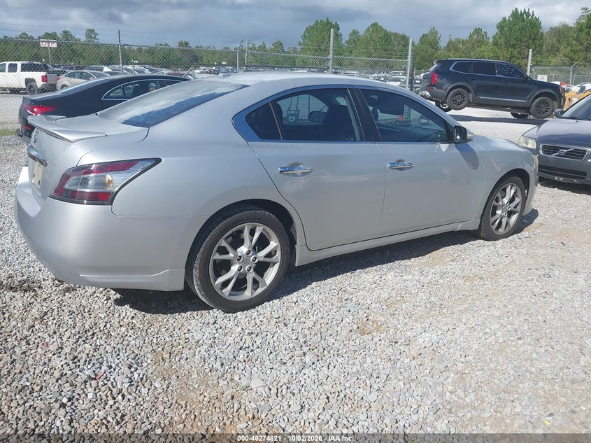 Vin: 1n4aa5ap3ec489239, lot: 46774938, nissan maxima 3.5 sv 20144