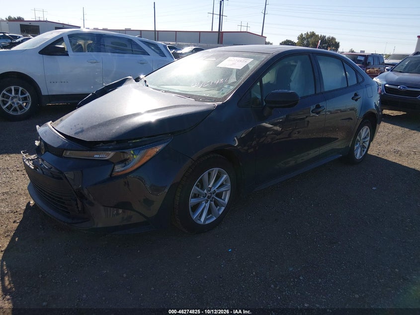 Vin: jtdb4mee3p3003055, lot: 46774942, toyota corolla le 20232