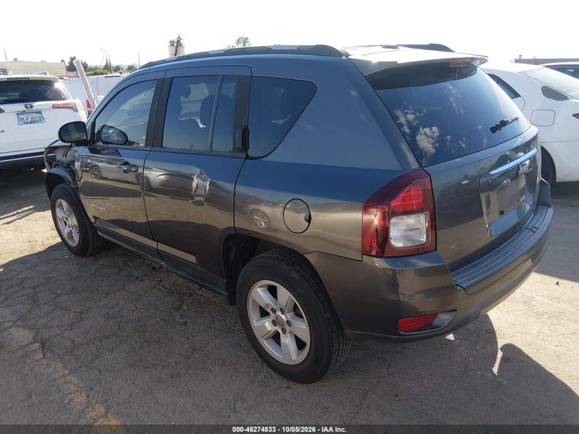 Vin: 1c4njcea6gd742332, lot: 46774950, jeep compass latitude 20163