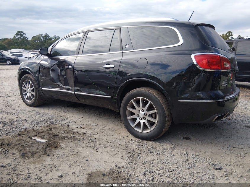 Vin: 5gakrbkd5hj117395, lot: 46774959, buick enclave leather 20173