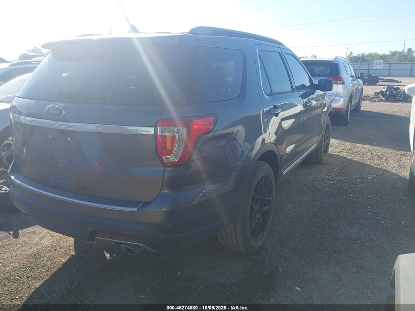 Vin: 1fm5k7d86jga76514, lot: 46774997, ford explorer xlt 20184
