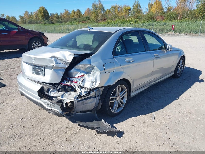 Vin: wddgf8ab4ea957735, lot: 46775017, mercedes-benz c 300 sport 4matic 20144