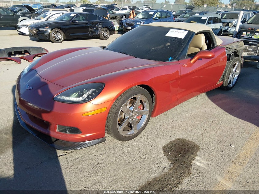 2006 Chevrolet Corvette, Rear, IAAI, VIN 1G1YY36UX65113868 — photo 2
