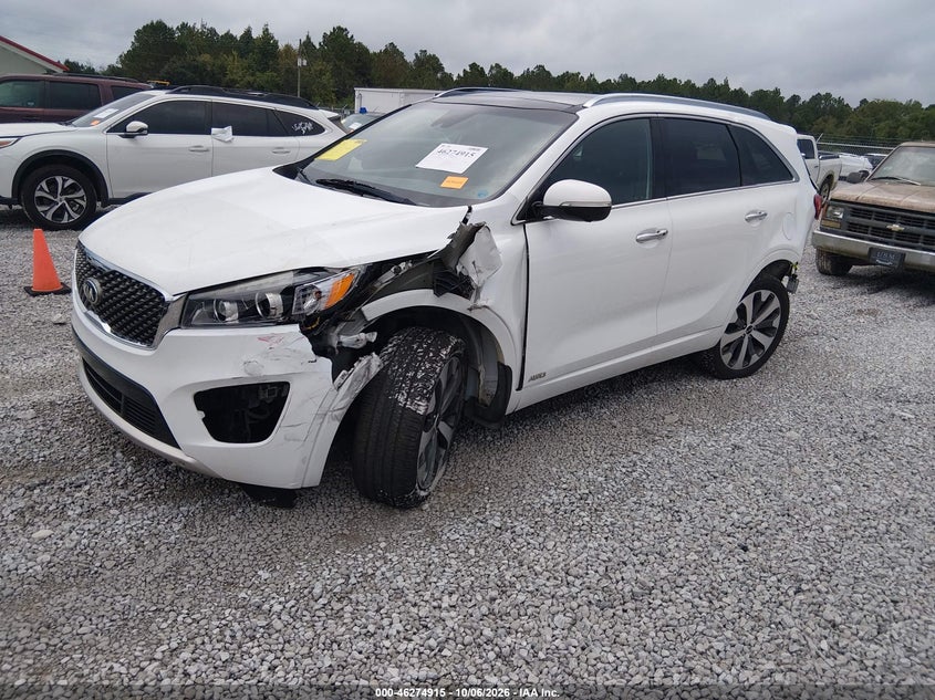 Vin: 5xypkda50hg325487, lot: 46775032, kia sorento 3.3l ex/3.3l sx/3.3l sxl 20172