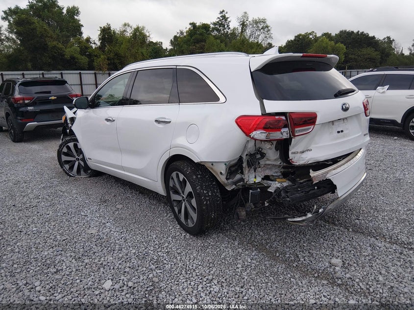 Vin: 5xypkda50hg325487, lot: 46775032, kia sorento 3.3l ex/3.3l sx/3.3l sxl 20173
