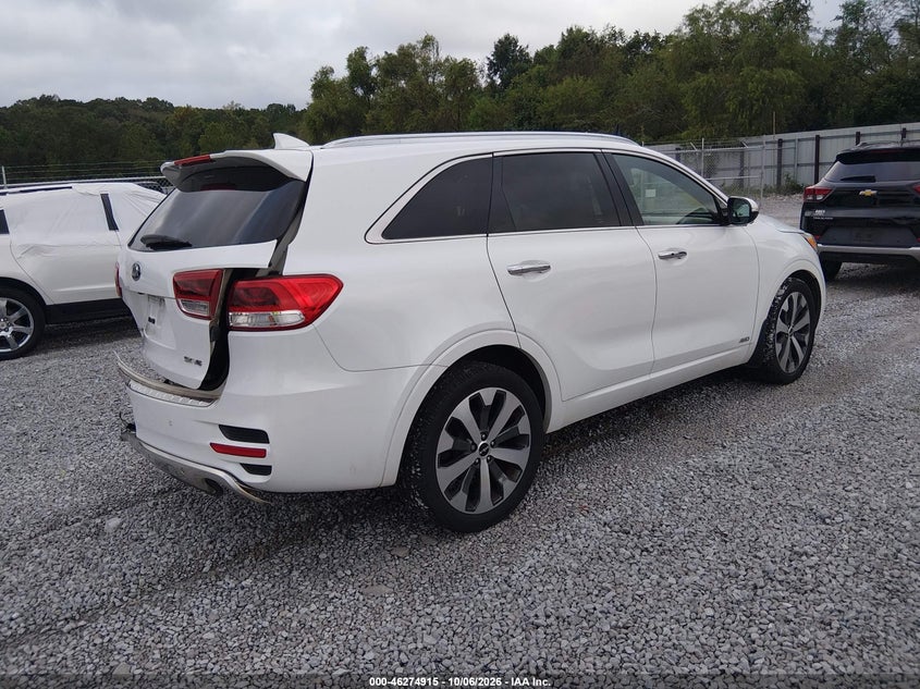 Vin: 5xypkda50hg325487, lot: 46775032, kia sorento 3.3l ex/3.3l sx/3.3l sxl 20174
