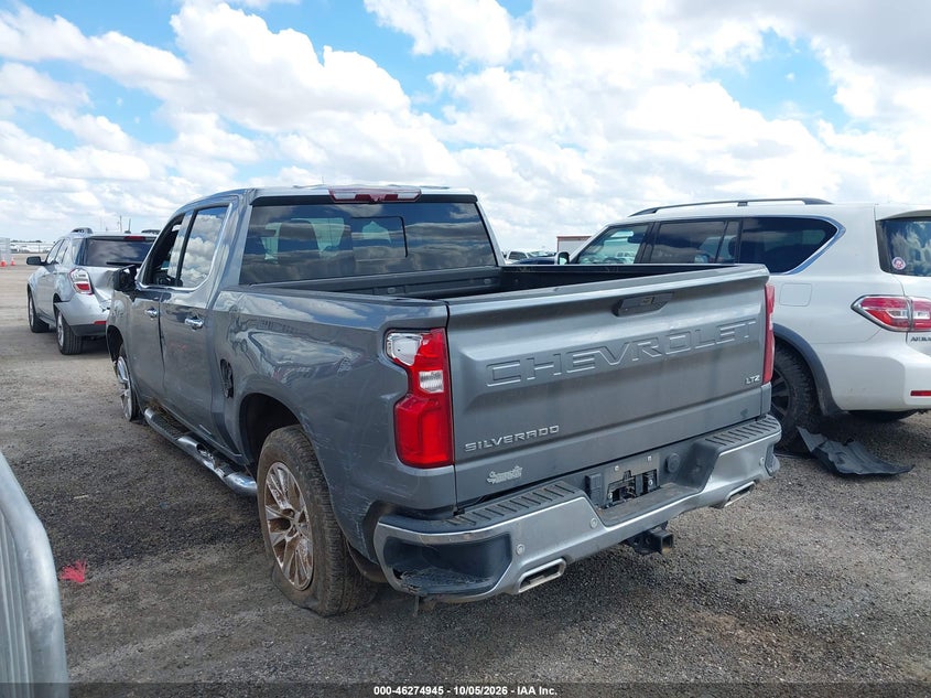 Vin: 1gcuyged3lz250590, lot: 46775062, chevrolet silverado 1500 4wd  short bed ltz 20203