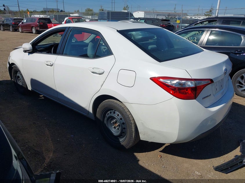 Vin: 2t1burhexgc630769, lot: 46775068, toyota corolla le 20163