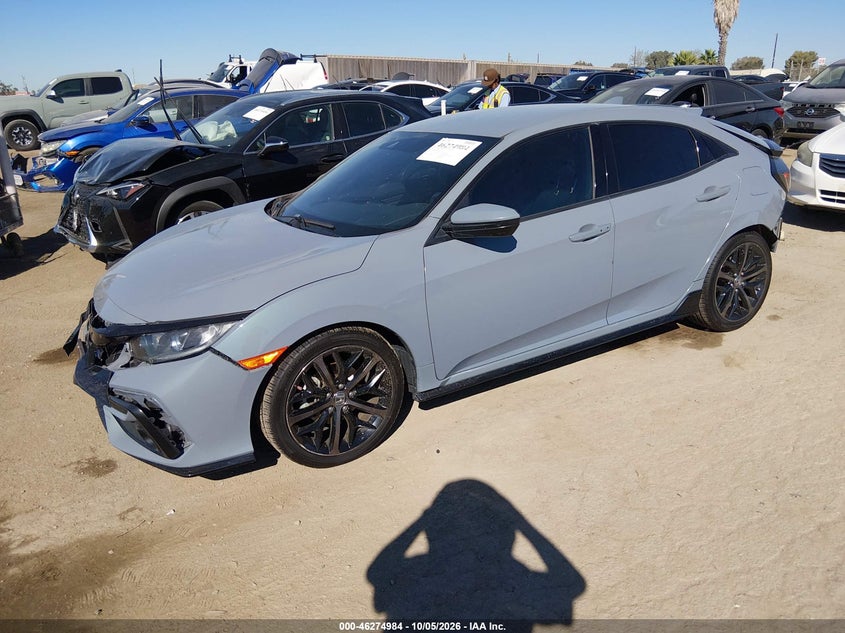 Vin: shhfk7h40mu405592, lot: 46775101, honda civic sport 20212