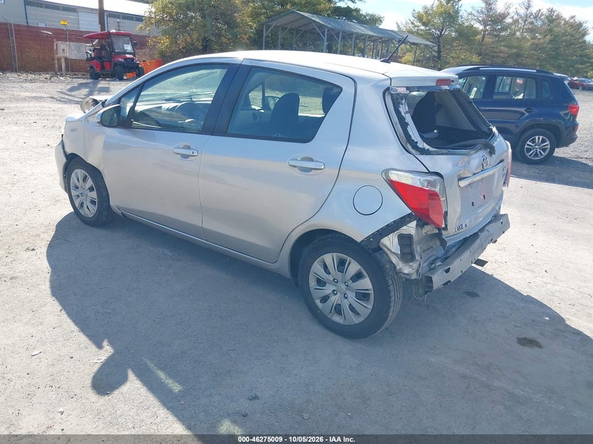 Vin: jtdktud30cd534673, lot: 46775126, toyota yaris 20123