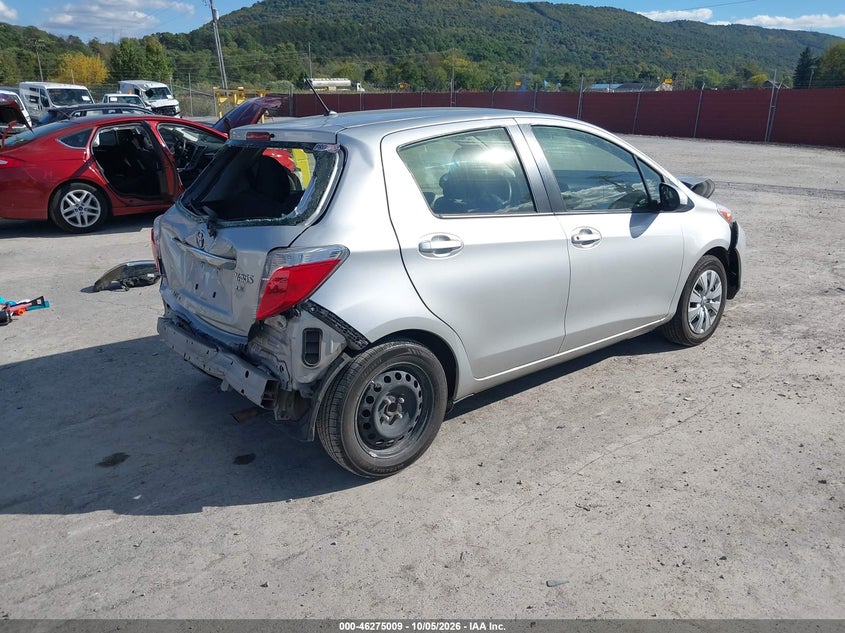 Vin: jtdktud30cd534673, lot: 46775126, toyota yaris 20124