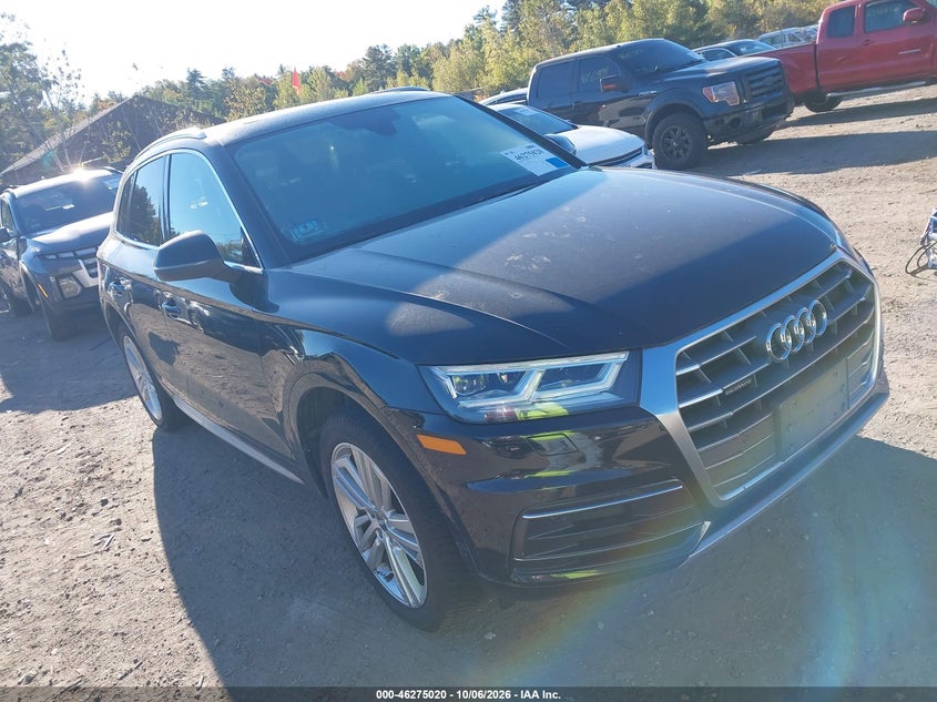 Vin: wa1bnafy2j2087140, lot: 46775137, audi q5 2.0t premium/2.0t tech premium 20181