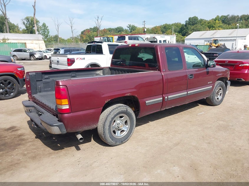 CHEVROLET SILVERADO 1500 2002 VIN 2GCEC19W721235805