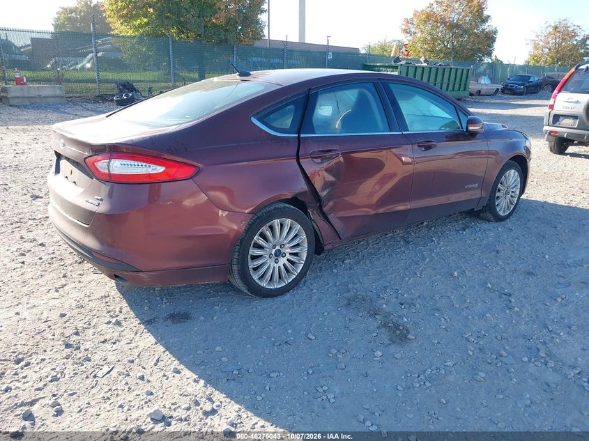 Vin: 3fa6p0lu8gr271893, lot: 46775160, ford fusion hybrid se 20164