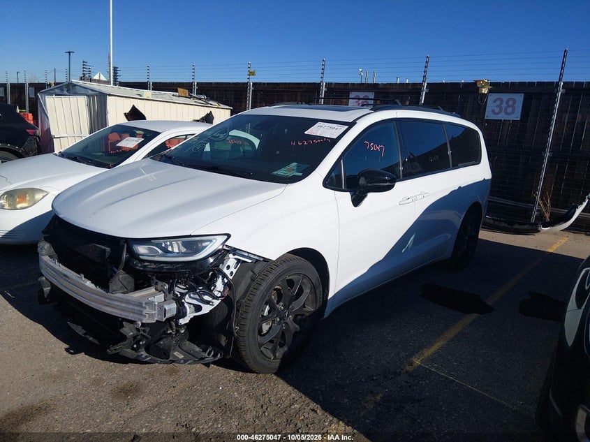 Vin: 2c4rc1gg4sr515373, lot: 46775164, chrysler pacifica limited 20252