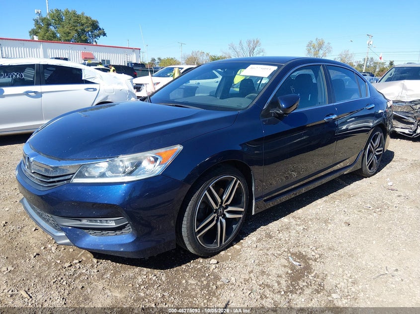 Vin: 1hgcr2f58ha283272, lot: 46775210, honda accord sport 20172