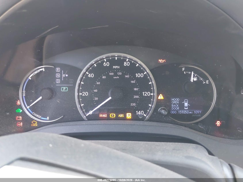 LEXUS CT 200H 2016 VIN JTHKD5BH3G2268647